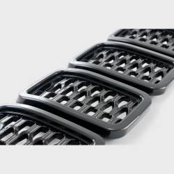 Trim Illusion - Trim Illusion ABS6527BLK Black Front Grille Overlay for 17-22 Grand Cherokee WK - Image 2