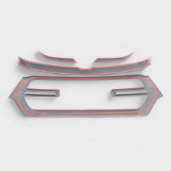 Trim Illusion - Trim Illusion ABS6583BLK Black Front Grille Overlay for 19-24 RAM 1500 - Image 3