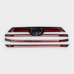 Trim Illusion - Trim Illusion ABS6844BLK Black Front Grille Overlay for 23-25 Toyota Tundra - Image 3