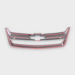 Trim Illusion - Trim Illusion ABS6587BLK Black Front Grille Overlay 15-20 Chevy Colorado WT/LT - Image 3