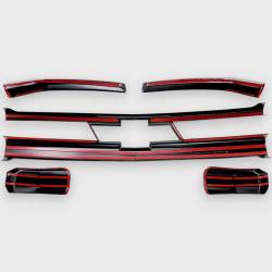 Trim Illusion - Trim Illusion ABS6804BLK Black Front Grille Overlay 22-25 Silverado 1500 LT/TB - Image 3