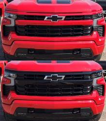 Trim Illusion - Trim Illusion ABS6804BLK Black Front Grille Overlay 22-25 Silverado 1500 LT/TB - Image 4
