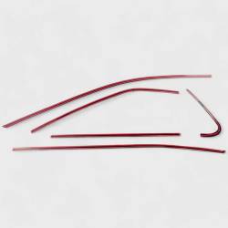 Trim Illusion - Trim Illusion WT6007BLK Black Front&Rear Window Trim Set for 18-24 Toyota Camry - Image 3
