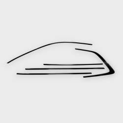 Trim Illusion - Trim Illusion WT6012BLK Front &Rear Window Trim Set Black 23-25 Honda CR-V - Image 2