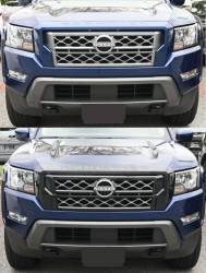 Trim Illusion - Trim Illusion ABS6816BLK Black Front Grille Overlay for 22-24 Nissan Frontier - Image 4