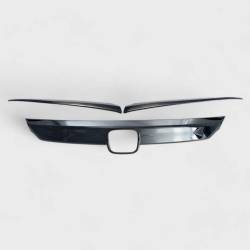 Trim Illusion - Trim Illusion ABS6817BLK Black Front Grille Overlay 21-22 Honda Accord - Image 1