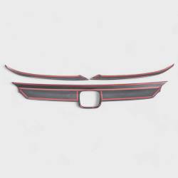 Trim Illusion - Trim Illusion ABS6817BLK Black Front Grille Overlay 21-22 Honda Accord - Image 3