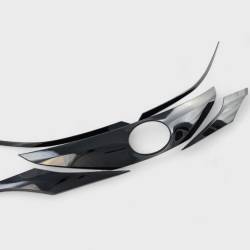 Trim Illusion - Trim Illusion ABS6819BLK Black Front Grille Overlay for 22-25 Toyota Sienna - Image 2