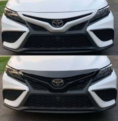 Trim Illusion - Trim Illusion ABS6824BLK Black Front Grille Overlay for 18-24 Toyota Camry - Image 4