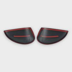 Trim Illusion - Trim Illusion MC6365BLK Front Door Mirror Covers Black for Honda Civic - Image 3