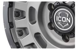 ICON Alloys - ICON ALLOYS HAMMER PRO CHARCOAL 17 x 8.5/5 x 150/25MM/5.75" BS - Image 8