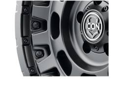 ICON Alloys - ICON ALLOYS HAMMER PRO SAT BLACK 17 x 8.5/6 x 5.5/0MM/4.75" BS - Image 8