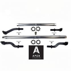 Apex Chassis - Apex Chassis KIT600F-C70 HD Alum Tie Rod & Drag Link Kit Currie 70" JL/JT 2.5T - Image 1