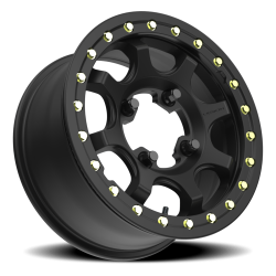Vision Wheel - Vision Wheel 351BLA156156SBBR55 351 Flow 15x6 4x156 50mm Satin Black - Image 1