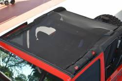 SpiderWebShade - SpiderWebShade Mesh Bikini Top-Orange for Jeep JK 2DR SWS-SHDTOP-01-JK2D-ORG - Image 3