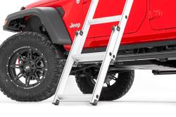 Rough Country Suspension Systems - Rough Country 99049 Soft Side Rack Mount Roof Top Tent w/Ladder-Gray - Image 5