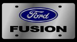 Eurosport Daytona - Eurosport Daytona 1586-1 Stainless License Plate Ford Fusion Logo - Image 1