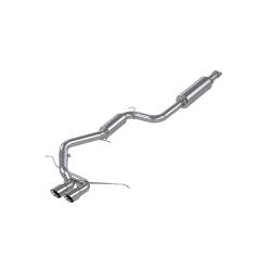 MBRP Exhaust - MBRP Exhaust S4200304 T304 3" Cat-Back Dual Center Rear Outlet 13-18 Focus ST - Image 1