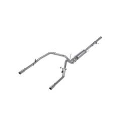 MBRP Exhaust - MBRP Exhaust S5126AL AL 3" Cat-Back 2.5" Dual Split Rear Exit for 06-08 RAM 1500 - Image 1