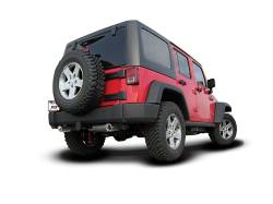 Borla - Borla 11860 ATAK Axle-Back Exhaust Truck Single Split RR Exit 12-18 Wrangler 3.6 - Image 2