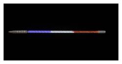 Buggy Whip - Buggy Whip 4' LED Bright Whip Light-Red/White/Blue Threaded BWBRTLED4RWBT - Image 2