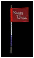 Buggy Whip - Buggy Whip 2' LED Offroad Whip Light-Red/White/Blue Threaded BWLED2RWBT - Image 1
