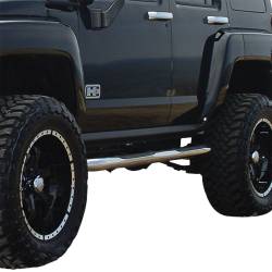 ARIES - ARIES 204076-2 Side Bars 3" Nerf Bar Polished Stainless Steel H3 - Image 3