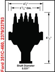 MSD - MSD Ignition 2379 Pro-Billet EFI Dual Sync Distributor for Ford 351C 460 - Image 5