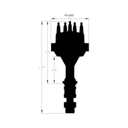 MSD - MSD Ignition 23853 Pro-Billet EFI Dual Sync Distributor Black for Oldsmobile V8 - Image 5
