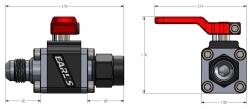 Earl's Performance - Earls Performance 230706ERL UltraPro AN Ball Shut-Off Valve - Image 1