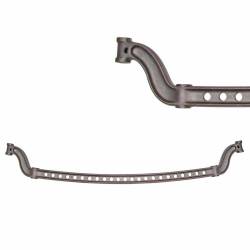 Helix Suspension - Helix HEXAXFB1A4 4" Drop Drilled I-Beam Solid Axle for 32 Ford - Image 1