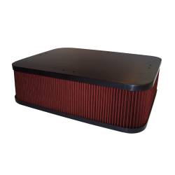 Green Filter USA - Green Filter 4069 Sprint Car Round Air Filter 5.08" H - Image 1