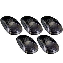 Recon - Recon 264145BK LED Cab Roof Light Kit Smoked/Amber for 99-02 RAM HD - Image 2