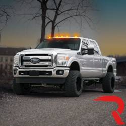 Recon - Recon 264142CL LED Cab Roof Light Kit Clear/Amber 99-16 Super Duty - Image 4