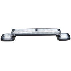 Recon - Recon 264156CLS LED Cab Roof Lights Clear/White/Amber Silverado/Sierra HD - Image 2