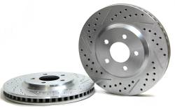 Baer Brake Systems - BAER Brakes 54134-020 Front Disc Brake Rotor Set for 05-14 Ford Mustang - Image 1