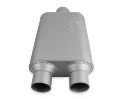 FlowMonster - FlowMonster 425403-FM Muffler 2.5" Dual Inlet 3" Center Outlet 13"x9.75" Body - Image 10