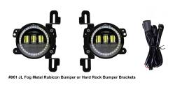 Quake LED - Quake LED QTE961 4" Fog Lights w/DRL Halo & Turn Signal for JL/Gladiator - Image 2
