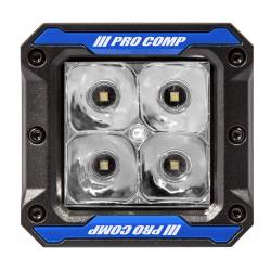 ProComp - Pro Comp 76414P 2"x2" SQUARE 3W LED SPOT PAIR 12w White Light - Image 2