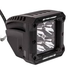 ProComp - Pro Comp 76414P 2"x2" SQUARE 3W LED SPOT PAIR 12w White Light - Image 8