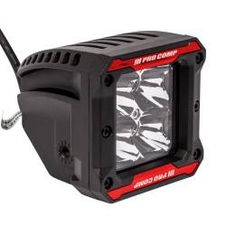 ProComp - Pro Comp 76414P 2"x2" SQUARE 3W LED SPOT PAIR 12w White Light - Image 9