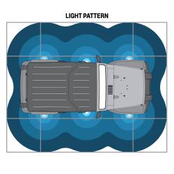 ProComp - Pro Comp 76501 6Pc LED 9W ROCK LIGHT KIT White - Image 9