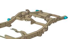 Rust Buster Frameworks - Rust Buster RB7416 Rear Body Frame Mount Each for 00-14 GM Full Size SUVs - Image 5