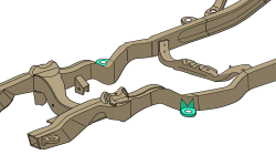 Rust Buster Frameworks - Rust Buster Frameworks RB7606 Front Cab Mount Each for 94-04 S10/Sonoma - Image 6