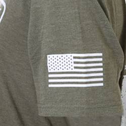 Simpson Safety - Simpson Safety 45023L Racing Military Tee T-Shirt Large Heather Green - Image 5