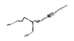 Borla - Borla 140996 ATAK Cat-Back Exhaust Single Split RR Exit 24-26 Silv/Sra 1500 6.2L - Image 1