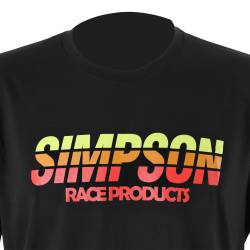 Simpson Safety - Simpson Safety 45024L Racing Stripes T-Shirt Black Large - Image 2