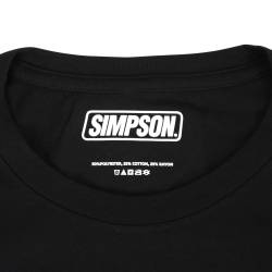 Simpson Safety - Simpson Safety 45024L Racing Stripes T-Shirt Black Large - Image 5