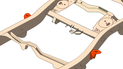 Rust Buster Frameworks - Rust Buster RB8430R RIGHT Middle Body Mount for Toyota 4Runner/FJ Cruiser - Image 6