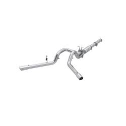 MBRP Exhaust - MBRP Exhaust S5208AL AL 4" Cat-Back Dual Side Exit 99-04 Ford F250/F350 - Image 1